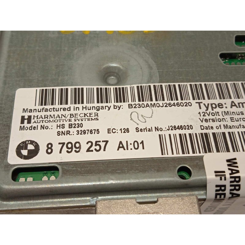 Recambio de modulo electronico para bmw serie x3 (g01) m40i referencia OEM IAM 8799257  