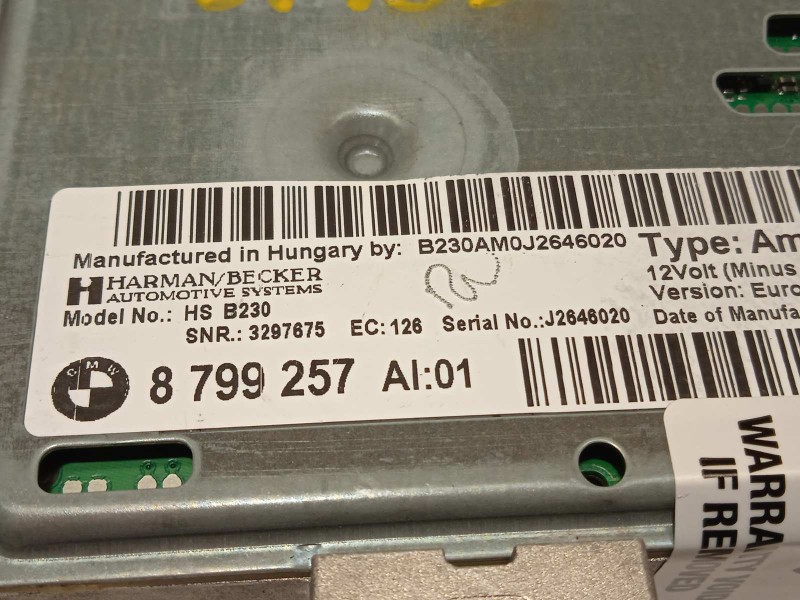 Recambio de modulo electronico para bmw serie x3 (g01) m40i referencia OEM IAM 8799257  