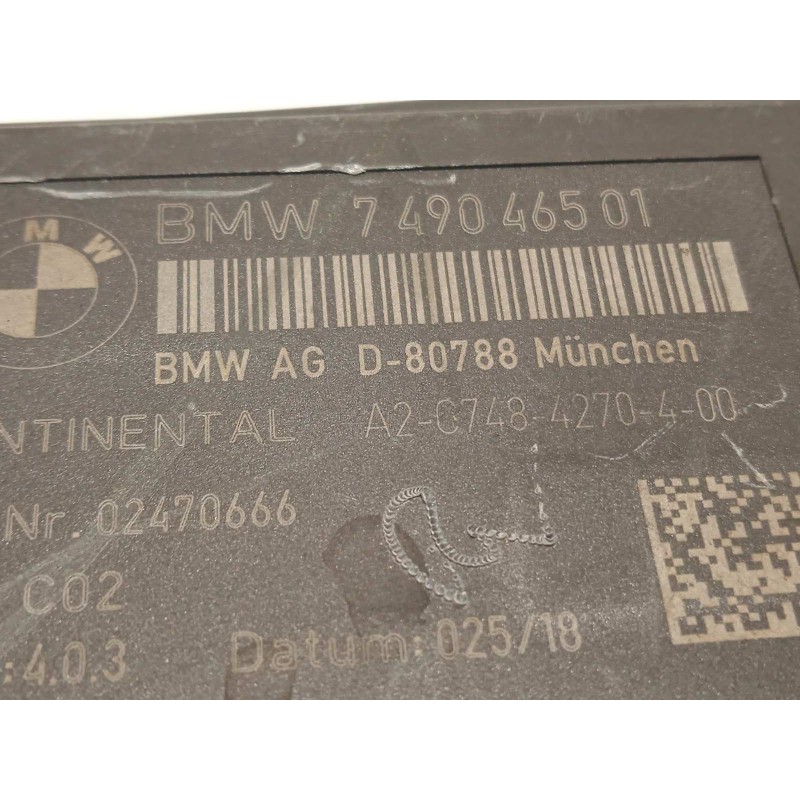 Recambio de centralita asientos para bmw serie x3 (g01) m40i referencia OEM IAM 7490465  61357490465