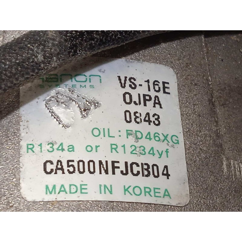 Recambio de compresor aire acondicionado para hyundai tucson referencia OEM IAM 97701D7550  