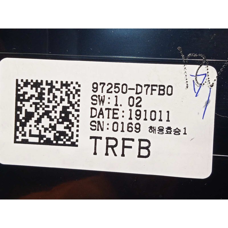 Recambio de mando climatizador para hyundai tucson referencia OEM IAM 97250D7FB0  97250D7FB0TRY