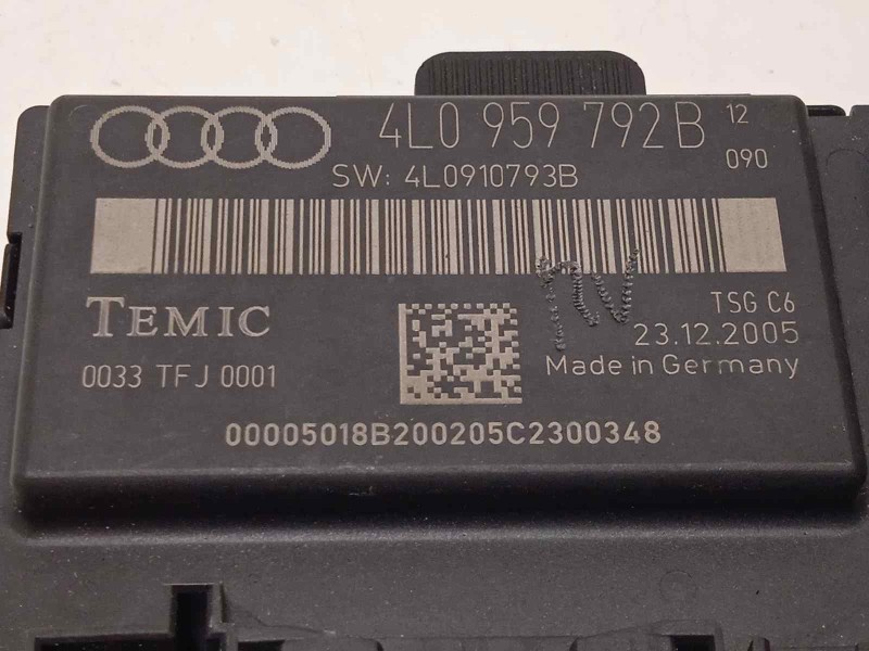 Recambio de modulo confort para audi q7 (4l) 3.0 tdi referencia OEM IAM 4L0959792B  