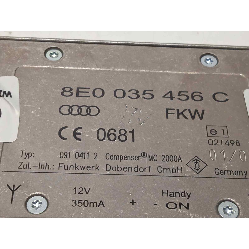 Recambio de modulo electronico para audi q7 (4l) 3.0 tdi referencia OEM IAM 8E0035456C  