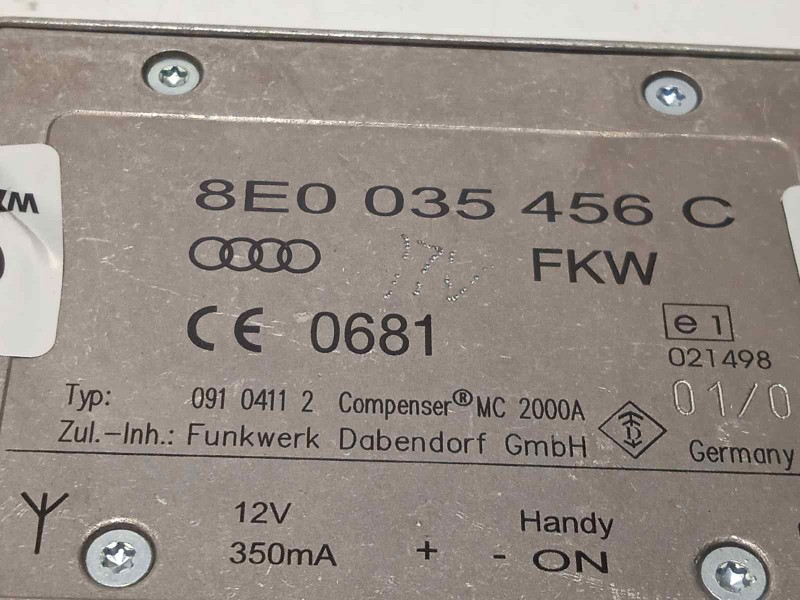 Recambio de modulo electronico para audi q7 (4l) 3.0 tdi referencia OEM IAM 8E0035456C  