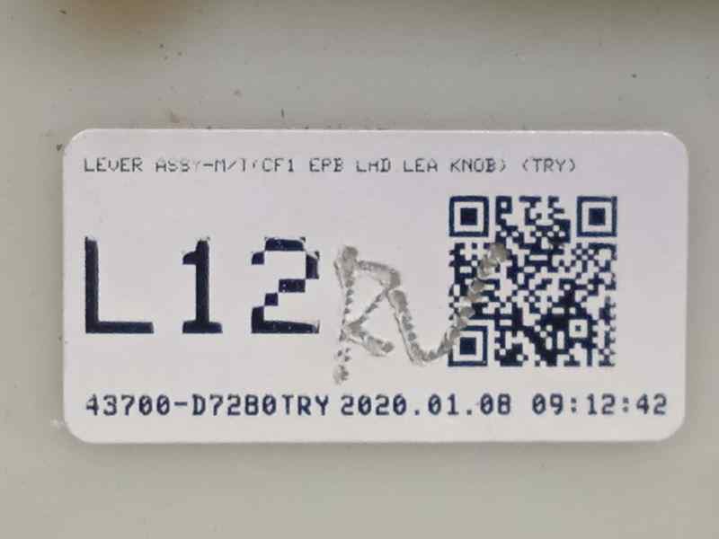 Recambio de palanca cambio para hyundai tucson referencia OEM IAM 43700D7280TRY  