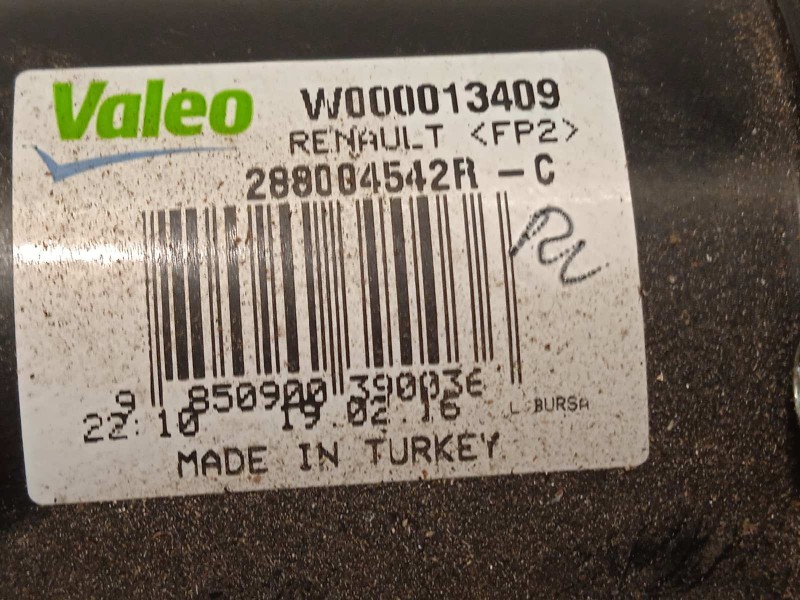 Recambio de motor limpia delantero para renault clio iv 1.5 dci diesel fap referencia OEM IAM 288004542R  