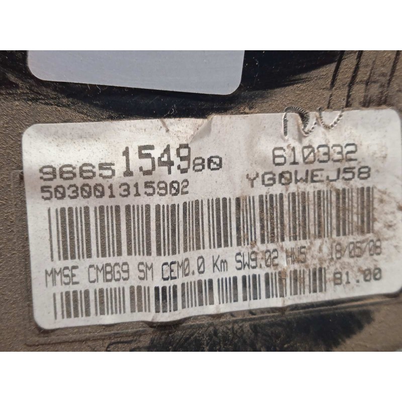 Recambio de cuadro instrumentos para peugeot expert kasten furg. referencia OEM IAM 9665154980  