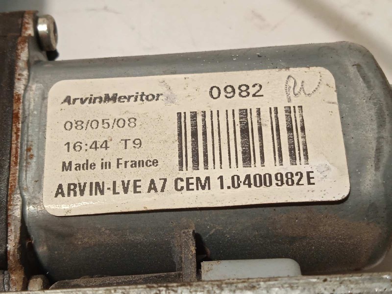 Recambio de elevalunas delantero izquierdo para peugeot expert kasten furg. referencia OEM IAM 400982E  