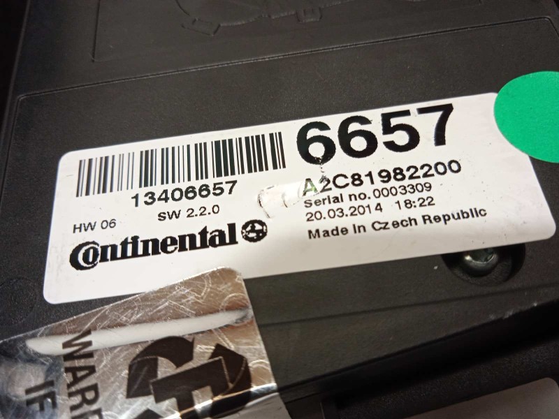 Recambio de mando multifuncion para opel zafira tourer 2.0 cdti cat referencia OEM IAM 13406657  