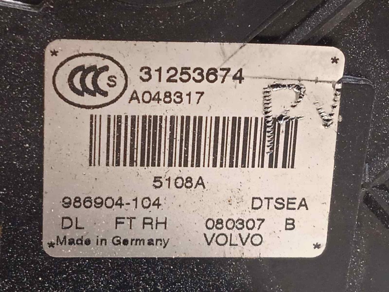 Recambio de cerradura puerta delantera derecha para volvo xc70 2.4 diesel cat referencia OEM IAM 31253674  