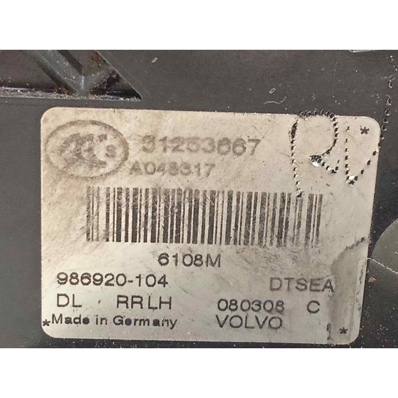 Recambio de cerradura puerta trasera izquierda para volvo xc70 2.4 diesel cat referencia OEM IAM 31253667  