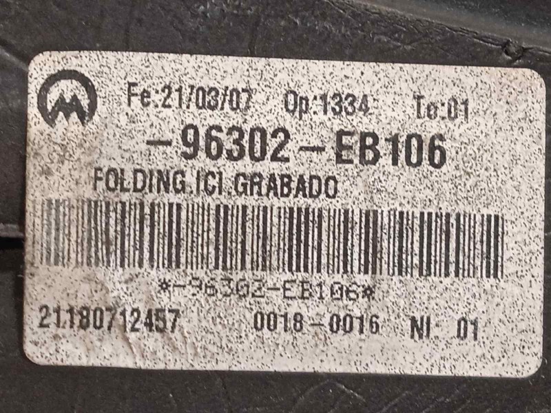 Recambio de retrovisor izquierdo para nissan pathfinder (r51) 2.5 dci xe referencia OEM IAM 96302EB106  