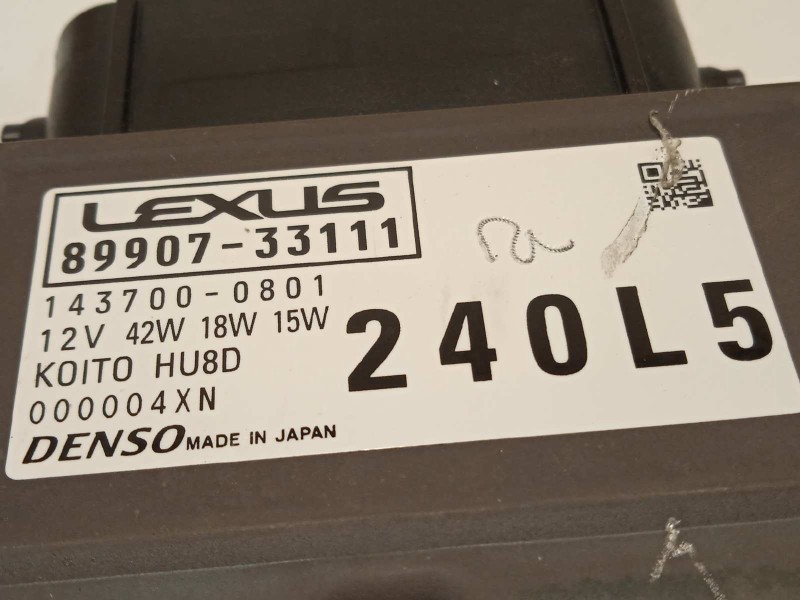 Recambio de centralita faros xenon para lexus es 300h referencia OEM IAM 8990733111  