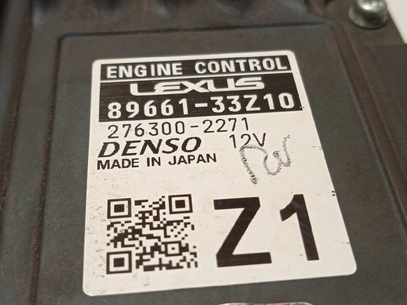 Recambio de centralita motor uce para lexus es 300h referencia OEM IAM 8966133Z10  2763002271