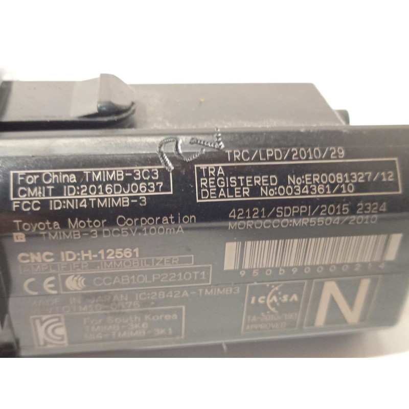 Recambio de conmutador de arranque para lexus es 300h referencia OEM IAM 8999033580  