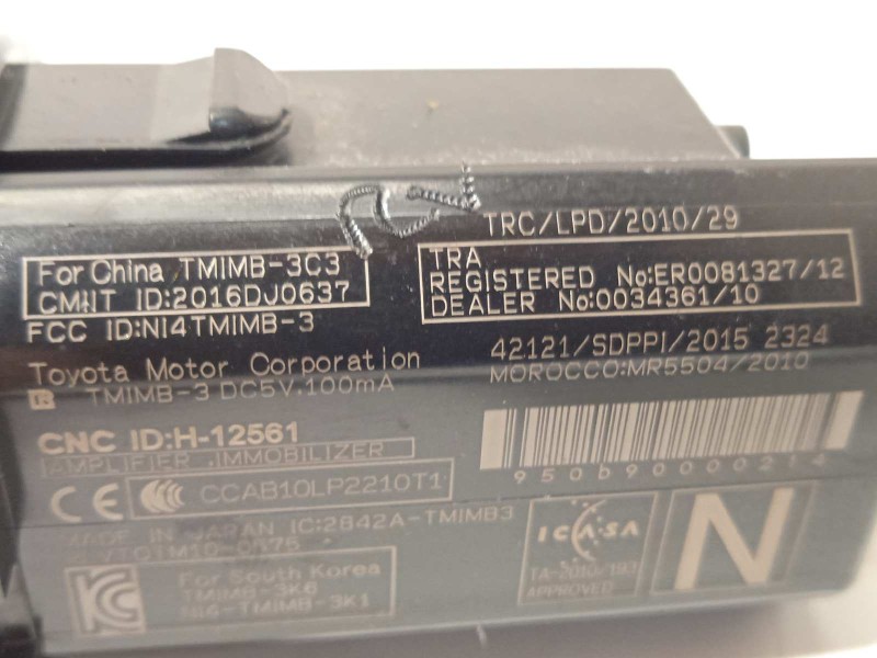 Recambio de conmutador de arranque para lexus es 300h referencia OEM IAM 8999033580  