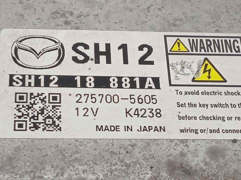 Recambio de centralita motor uce para mazda 3 lim. () 2.2 turbodiesel cat referencia OEM IAM SH1218881A  2757005605