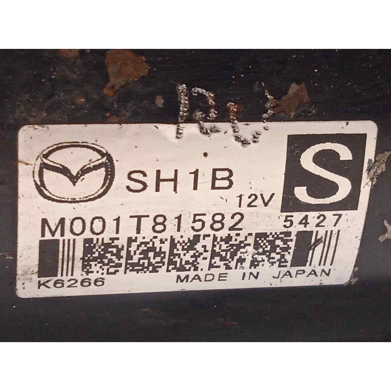 Recambio de motor arranque para mazda 3 lim. () 2.2 turbodiesel cat referencia OEM IAM SH1B18400  M001T81582