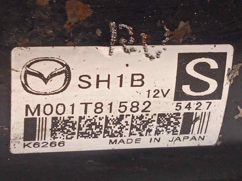 Recambio de motor arranque para mazda 3 lim. () 2.2 turbodiesel cat referencia OEM IAM SH1B18400  M001T81582