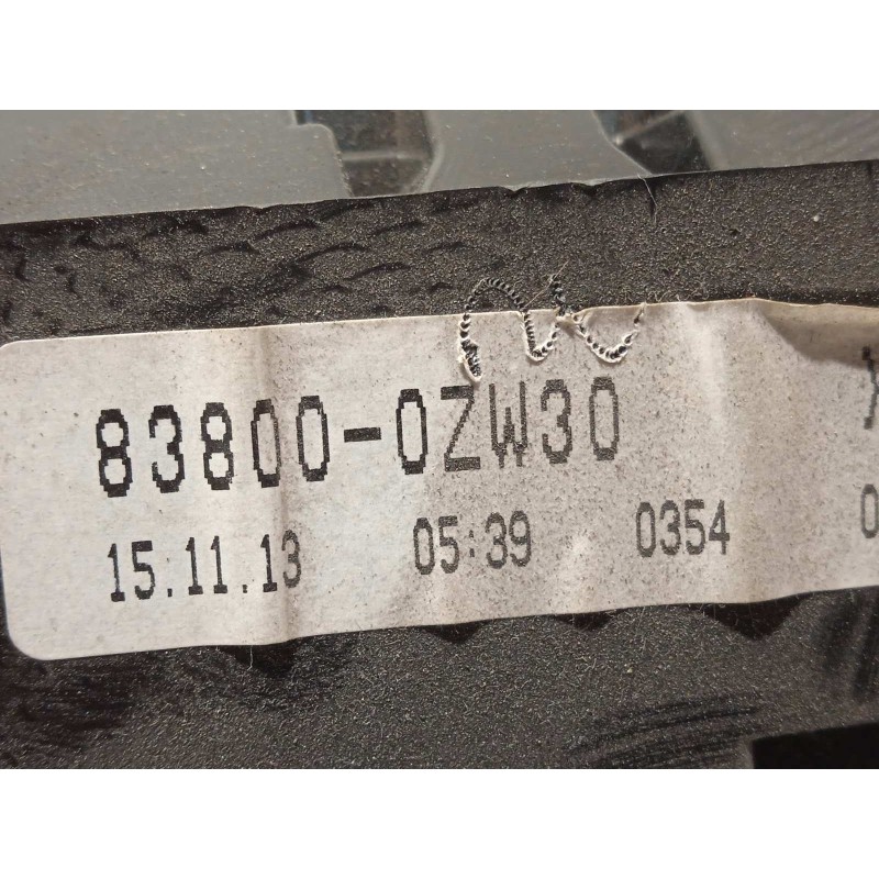 Recambio de cuadro instrumentos para toyota auris 1.8 16v (híbrido) referencia OEM IAM 838000ZW30  