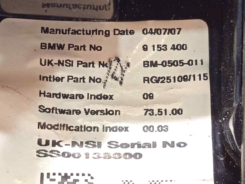Recambio de cuadro instrumentos para mini mini (r56) cooper referencia OEM IAM 9153400  62109325809