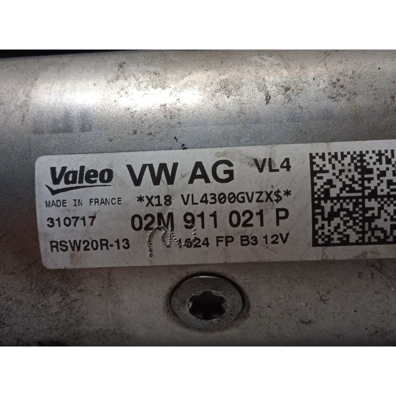 Recambio de motor arranque para skoda octavia combi (5e5) rs referencia OEM IAM 02M911021P  RSW20R13