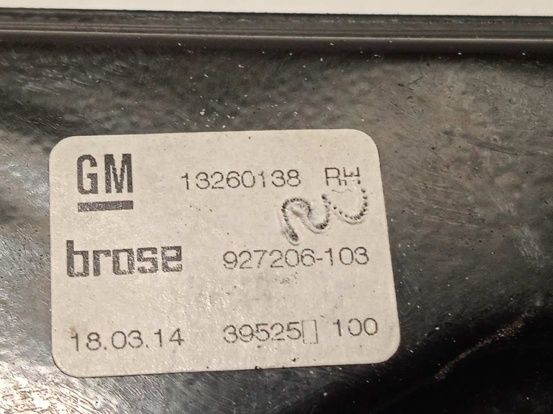 Recambio de elevalunas delantero derecho para opel zafira tourer 2.0 cdti cat referencia OEM IAM 13260138  