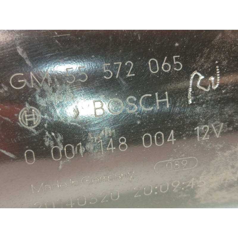 Recambio de motor arranque para opel zafira tourer 2.0 cdti cat referencia OEM IAM 55572065  0001148004