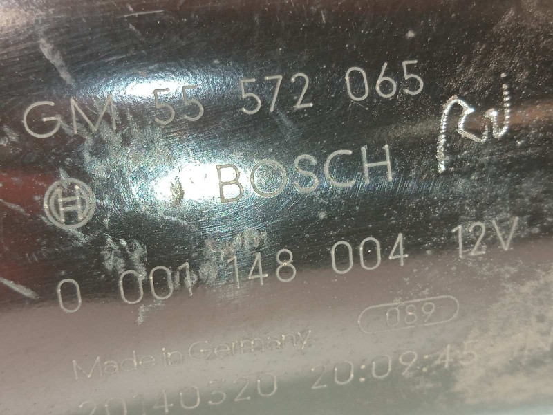 Recambio de motor arranque para opel zafira tourer 2.0 cdti cat referencia OEM IAM 55572065  0001148004