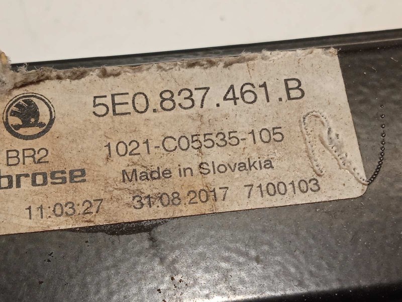 Recambio de elevalunas delantero izquierdo para skoda octavia combi (5e5) rs referencia OEM IAM 5E0837461B  5Q0959801B