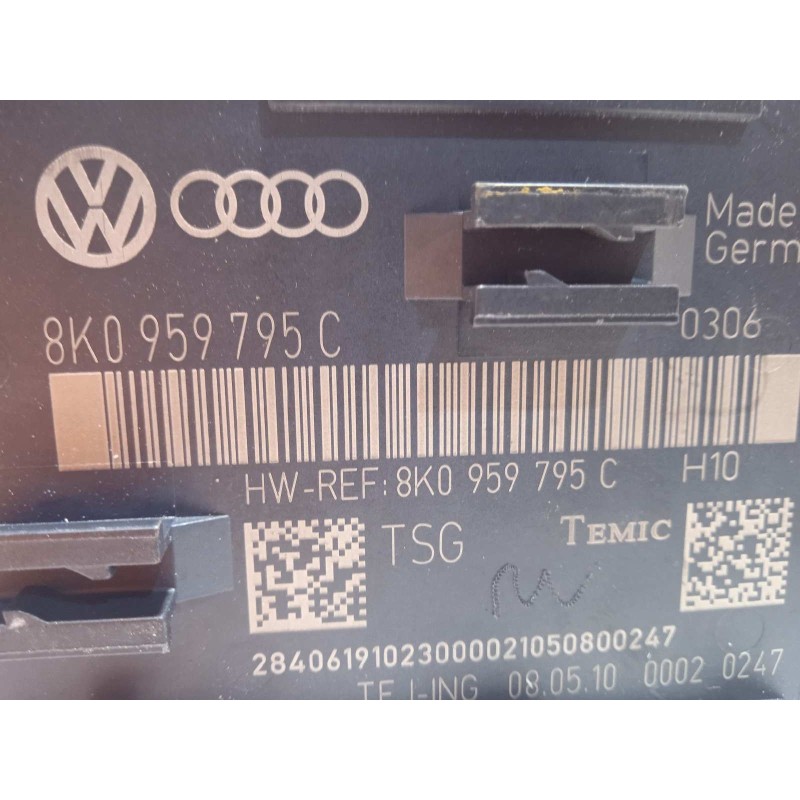 Recambio de centralita confort para audi q5 (8r) 2.0 16v tfsi referencia OEM IAM 8K0959795C  