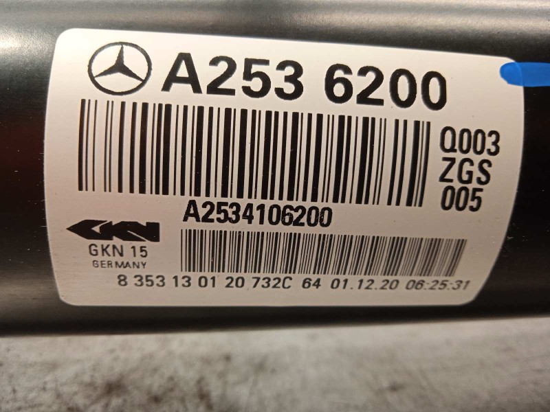 Recambio de transmision central para mercedes-benz clase glc coupe (bm 253)(6.2016) referencia OEM IAM A2534106200  