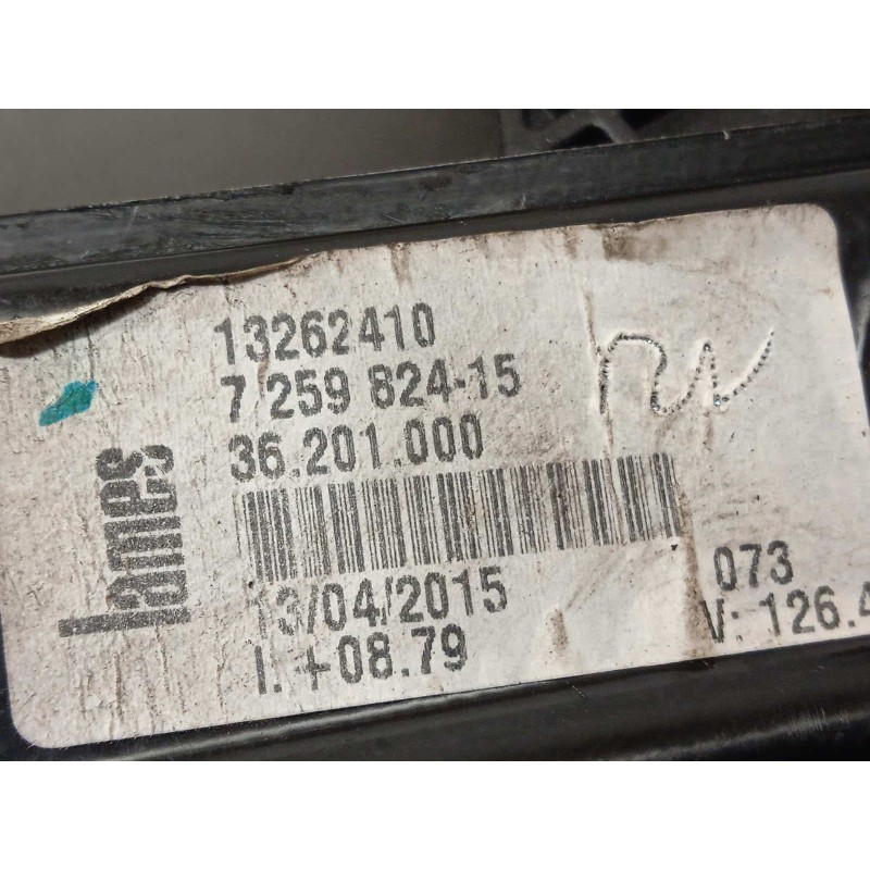 Recambio de elevalunas delantero derecho para bmw serie 3 touring (f31) 335d xdrive referencia OEM IAM 7259824  