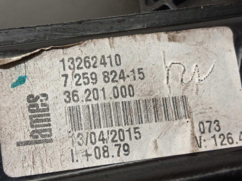 Recambio de elevalunas delantero derecho para bmw serie 3 touring (f31) 335d xdrive referencia OEM IAM 7259824  