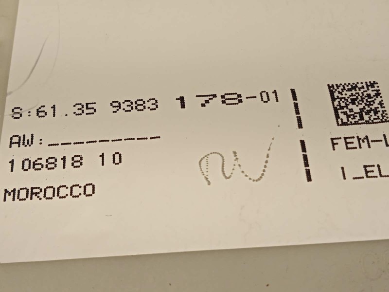 Recambio de caja reles / fusibles para bmw serie 3 touring (f31) 335d xdrive referencia OEM IAM 61359383178  