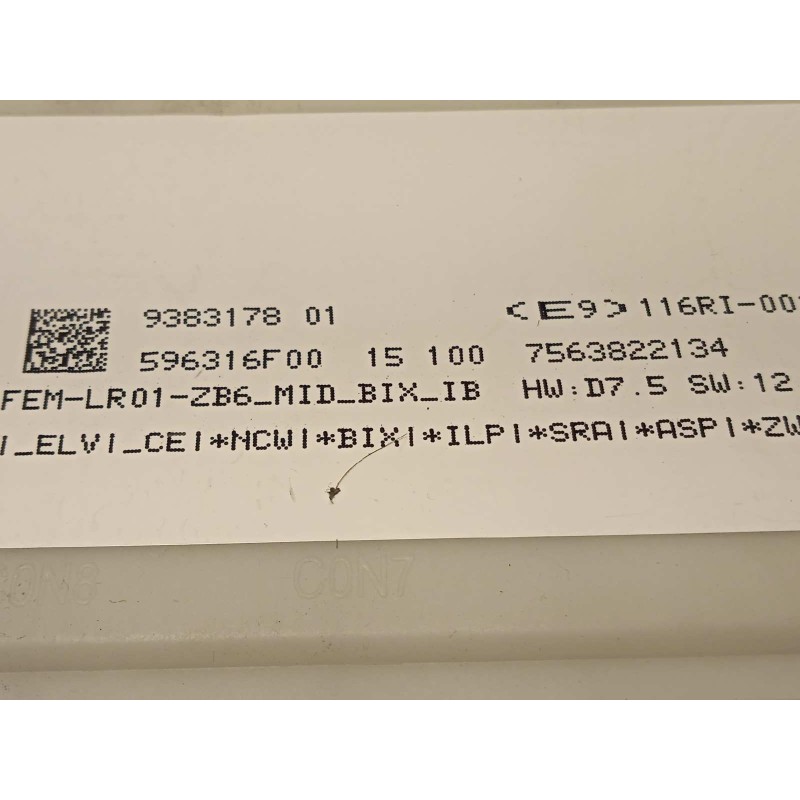 Recambio de caja reles / fusibles para bmw serie 3 touring (f31) 335d xdrive referencia OEM IAM 61359383178  