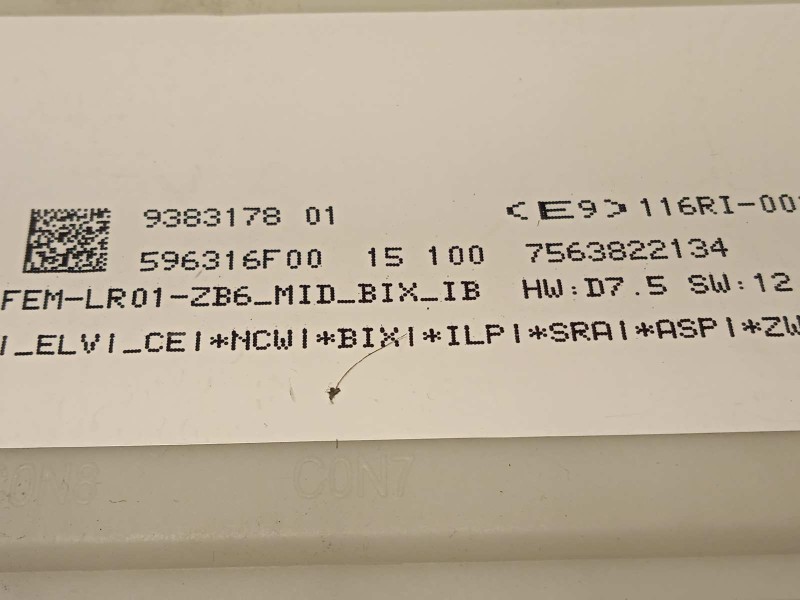 Recambio de caja reles / fusibles para bmw serie 3 touring (f31) 335d xdrive referencia OEM IAM 61359383178  