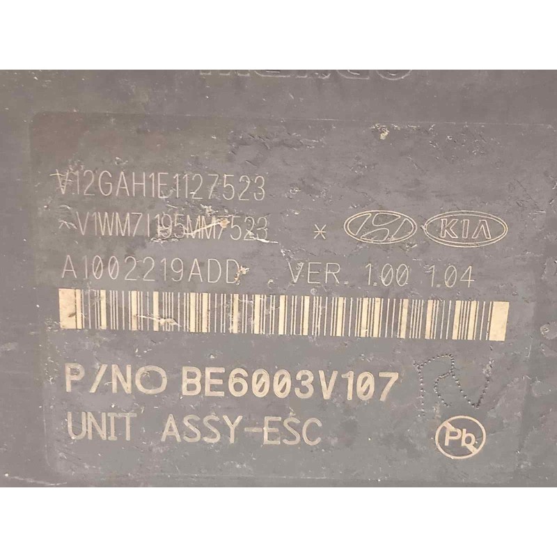 Recambio de abs para kia stonic (ybcuv) drive referencia OEM IAM 58920H8250 BE6003V107 MGH85ADBH6013V103