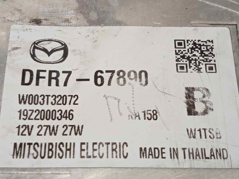 Recambio de centralita faros xenon para mazda cx-30 referencia OEM IAM DFR767890  W003T32072