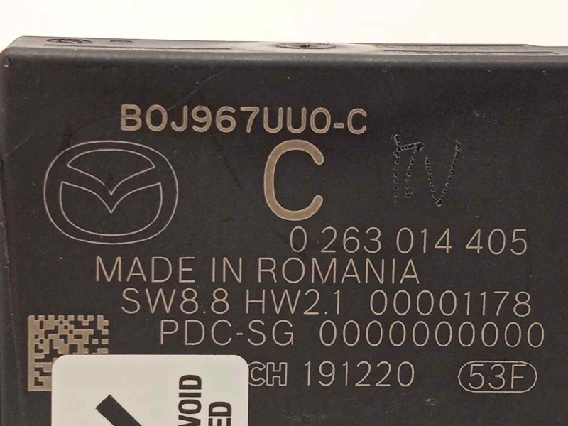 Recambio de modulo electronico para mazda cx-30 referencia OEM IAM B0J967UU0C  