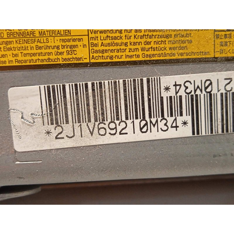 Recambio de airbag delantero izquierdo para toyota auris hybrid active referencia OEM IAM 7390002010B0  