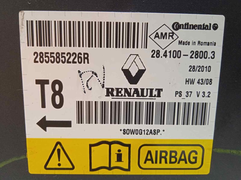 Recambio de centralita airbag para renault megane iii berlina 5 p dynamique referencia OEM IAM 285585226R  28410028003