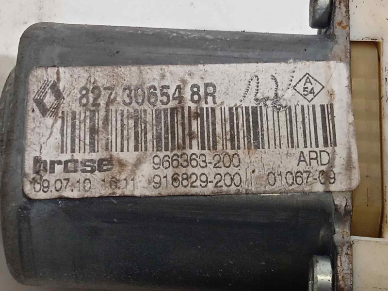 Recambio de elevalunas trasero derecho para renault megane iii berlina 5 p dynamique referencia OEM IAM 827200003R  827306548R