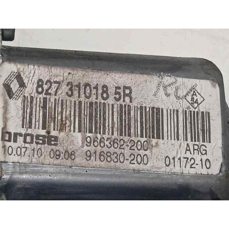 Recambio de elevalunas trasero izquierdo para renault megane iii berlina 5 p dynamique referencia OEM IAM 827210003R  827310185R