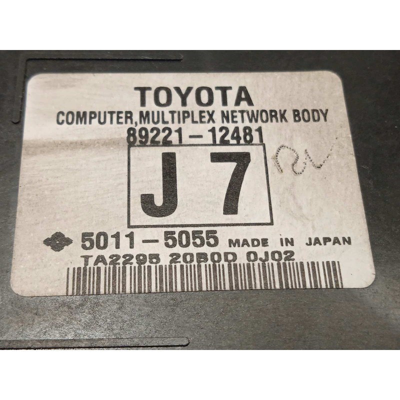 Recambio de modulo electronico para toyota auris hybrid active referencia OEM IAM 8922112481  