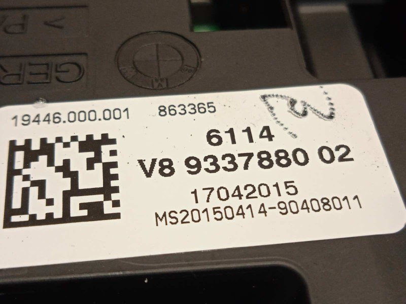 Recambio de caja reles / fusibles para bmw serie 3 touring (f31) 335d xdrive referencia OEM IAM 61149337880  