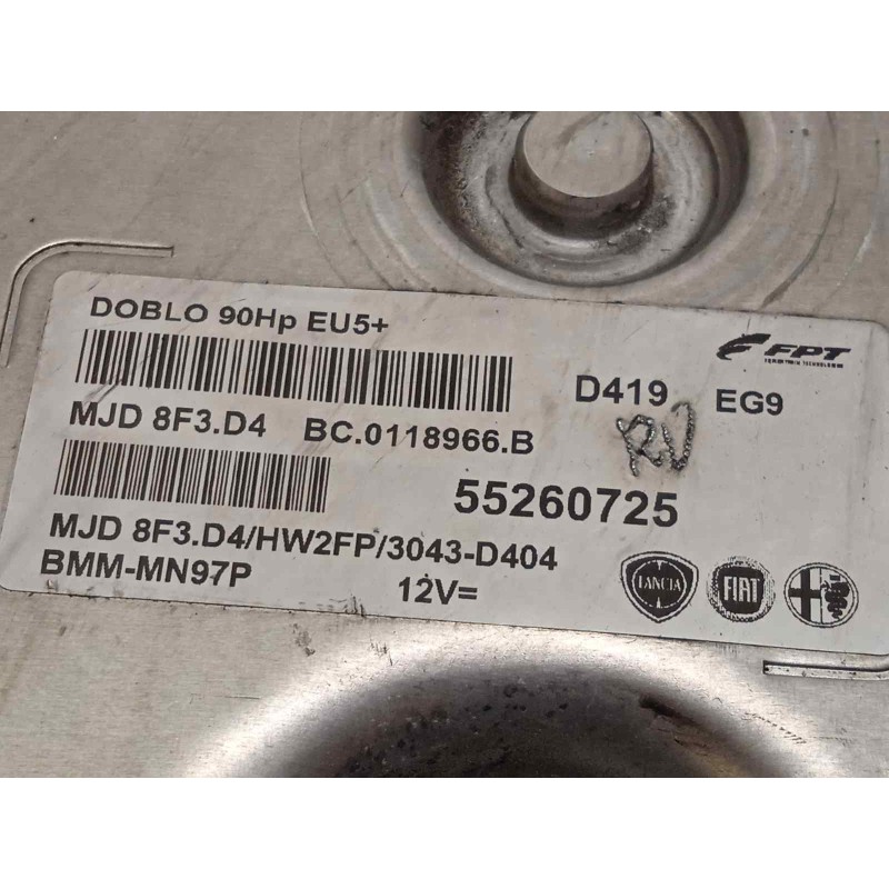 Recambio de centralita motor uce para opel combo d 1.3 16v cdti referencia OEM IAM 55260725  