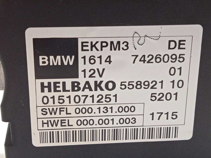 Recambio de modulo electronico para bmw serie 3 touring (f31) 335d xdrive referencia OEM IAM 16147426095  