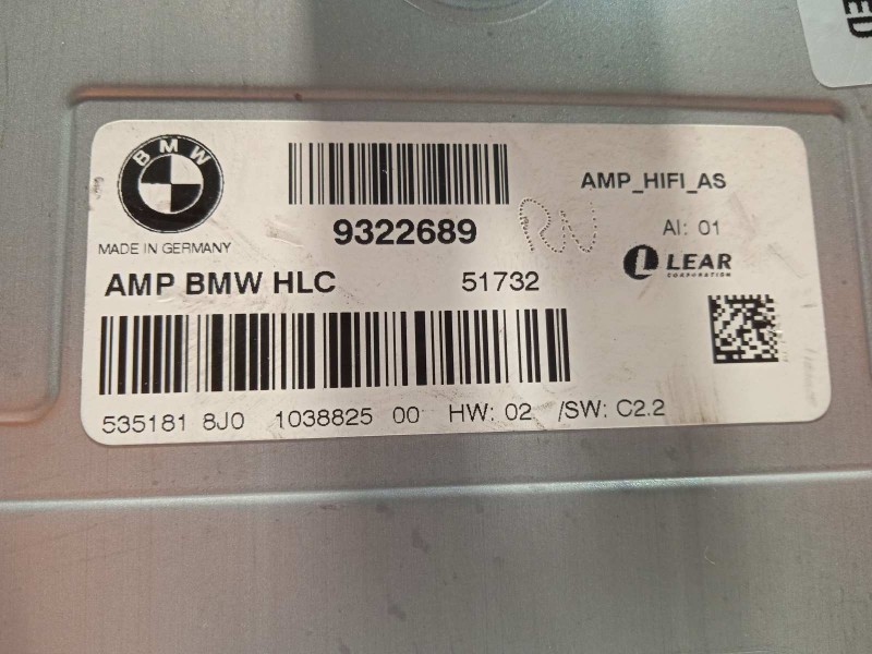 Recambio de modulo electronico para bmw serie 3 touring (f31) 335d xdrive referencia OEM IAM 9322689  