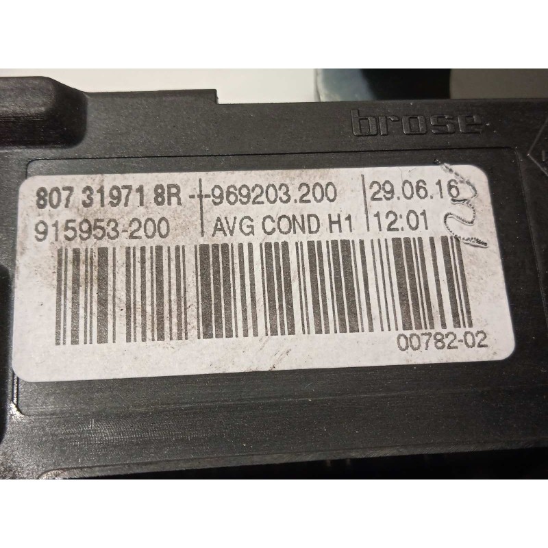 Recambio de elevalunas delantero izquierdo para renault scenic iii 1.5 dci diesel fap referencia OEM IAM 807319718R  